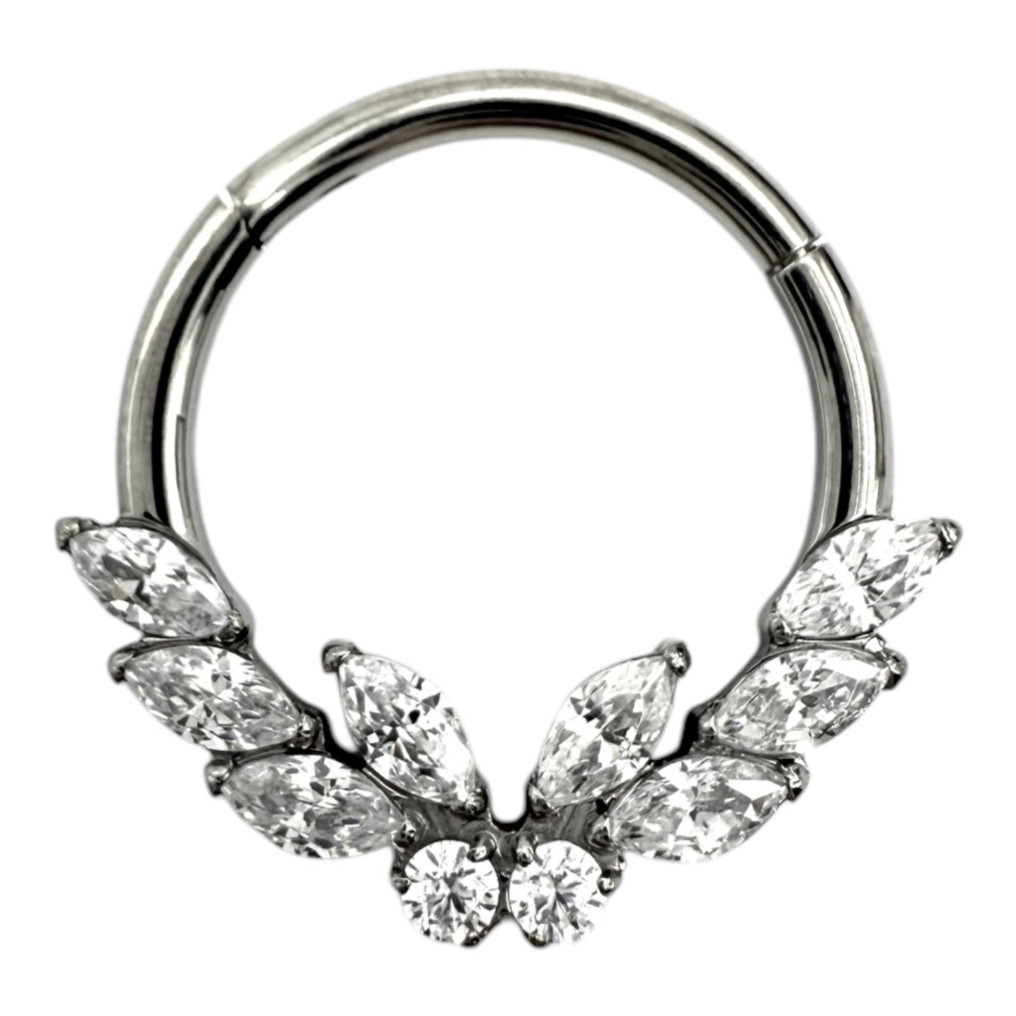 Flora Luxe – Titan Clicker mit Zirkonia