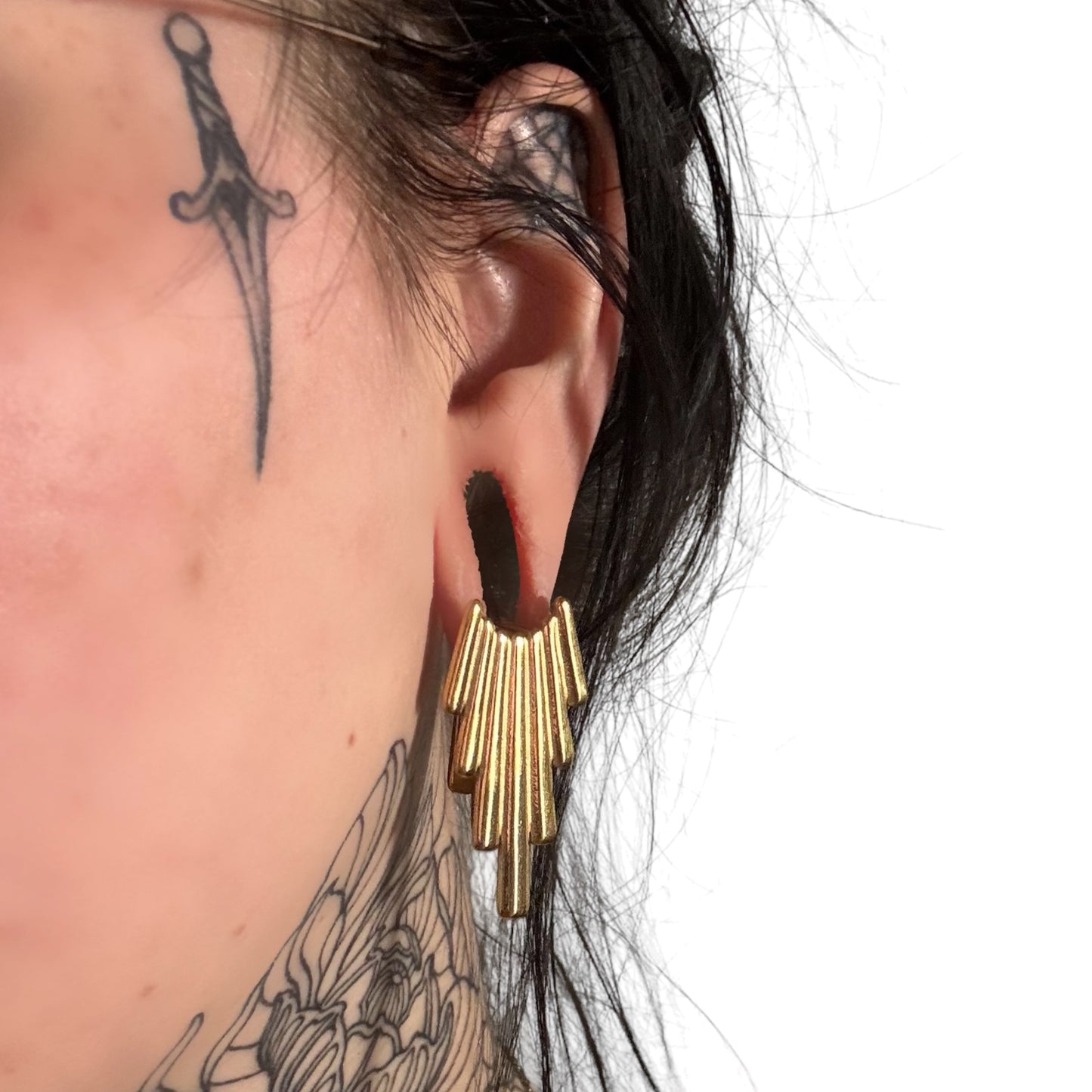 Glided Spires ear weights (pair)