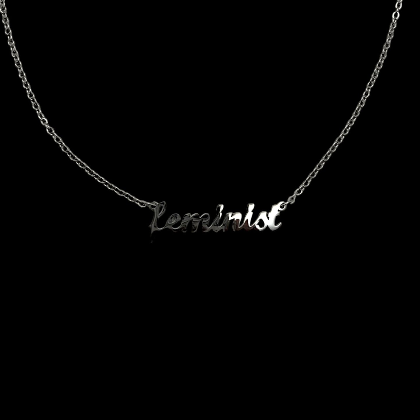feminist Kette | Feministische Statement Kette in Gold & Silber