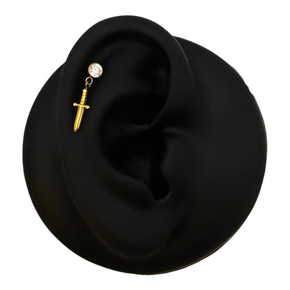 Hanging Dagger Labret