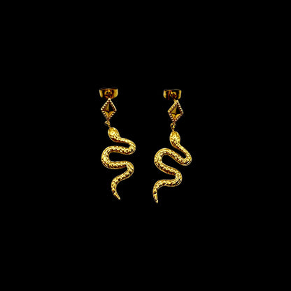 Venom Drop – Snake Statement Earrings (Paar)