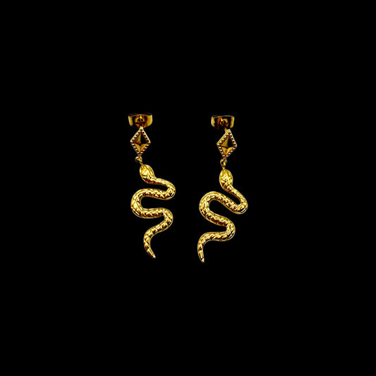 Venom Drop – Snake Statement Earrings (Paar)