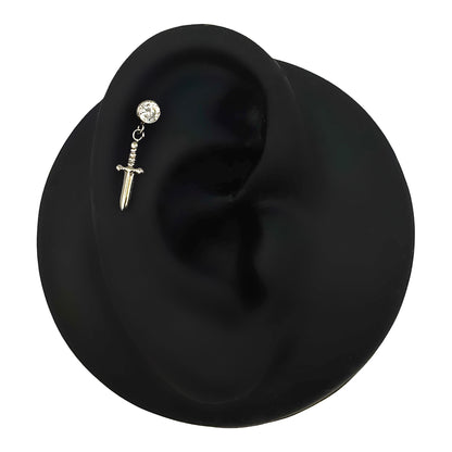 Hanging Dagger Labret