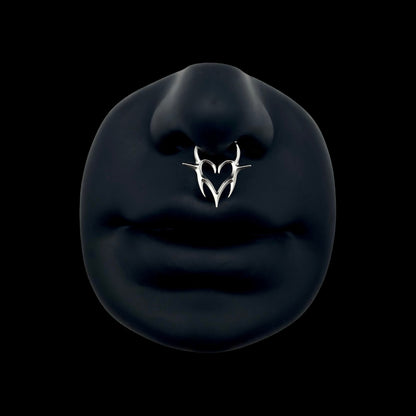 Tribal Heart Septum Clicker