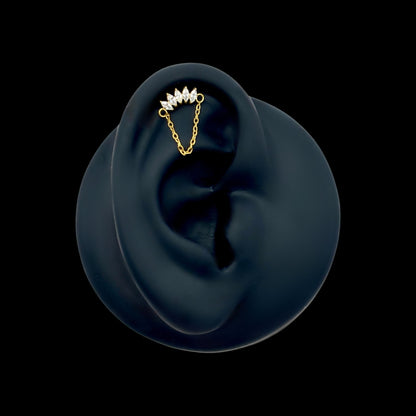 Diamond Drape Labret