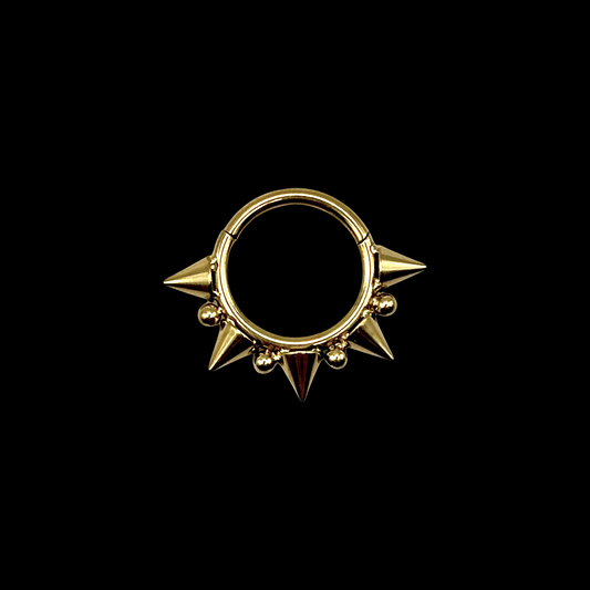 Spike Septum Clicker Gold