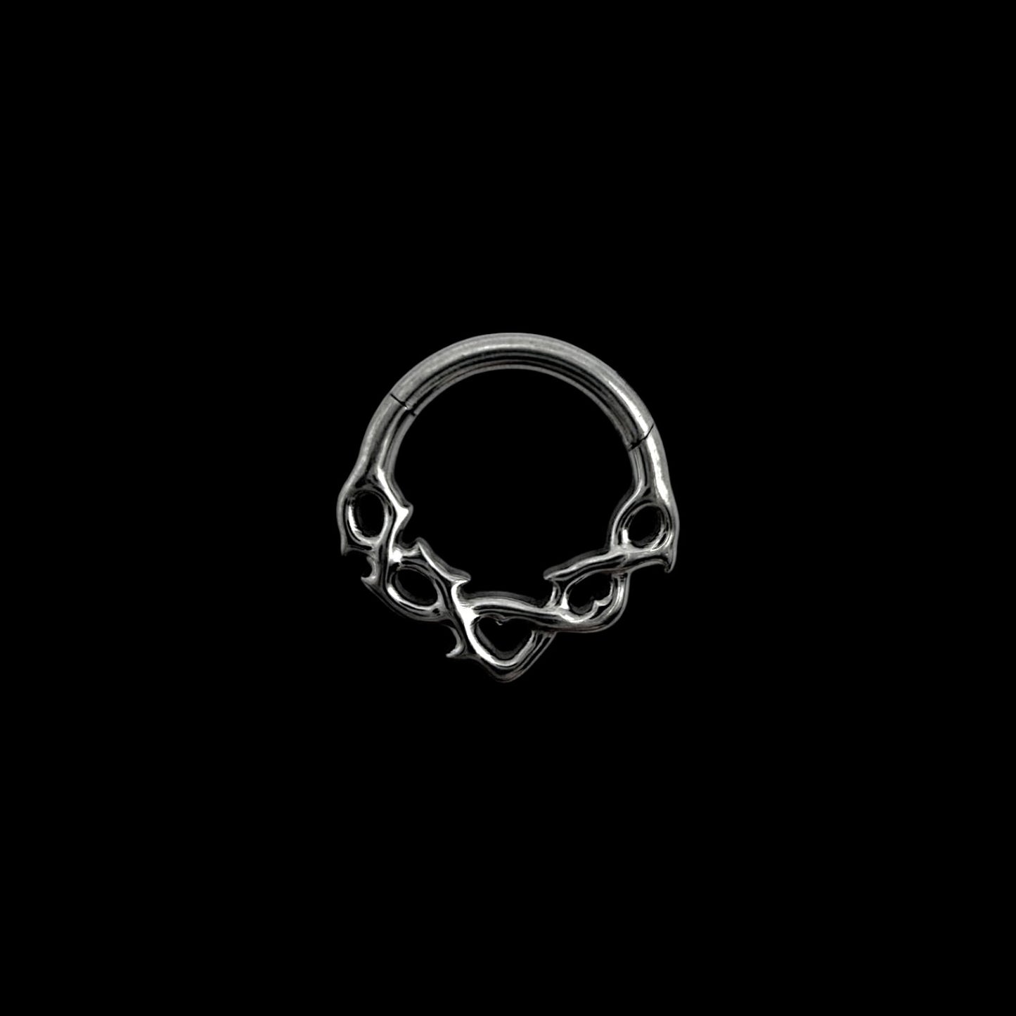 Deer Septum Titan | Mystisches Piercing in Silber
