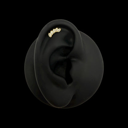 Marquise Crystal Labret