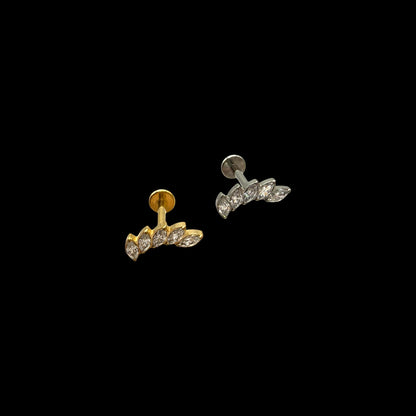 Marquise Crystal Labret