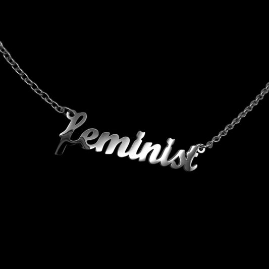 feminist Kette - Feministische Statement Kette in Gold & Silber