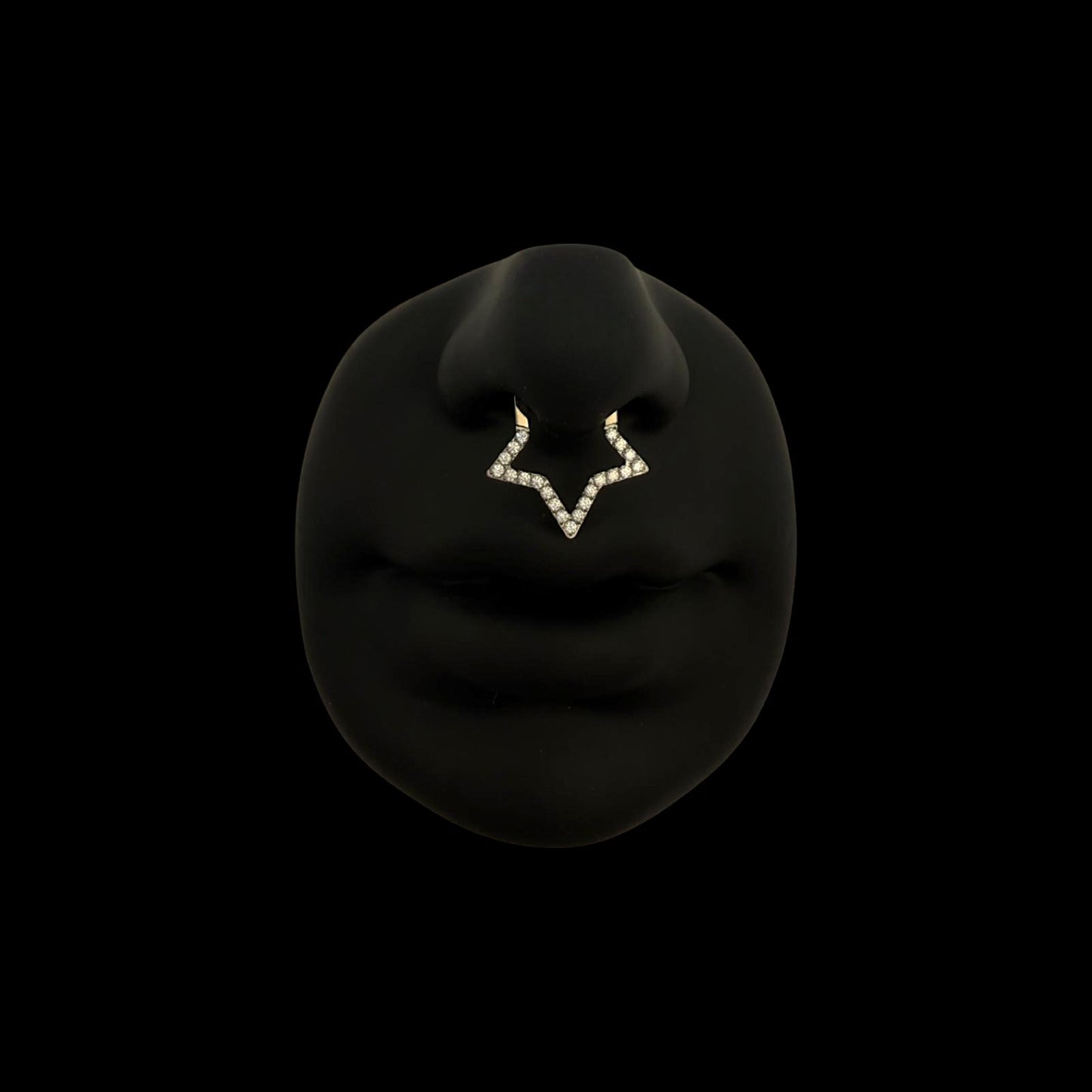 Sparkle Stellar Septum Titan | Statement Piercing in Gold & Silber