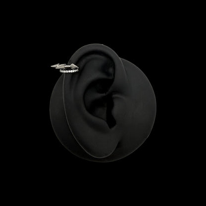 Zirkon Spike Ring Titan | Double Ring Piercing in Gold & Silber