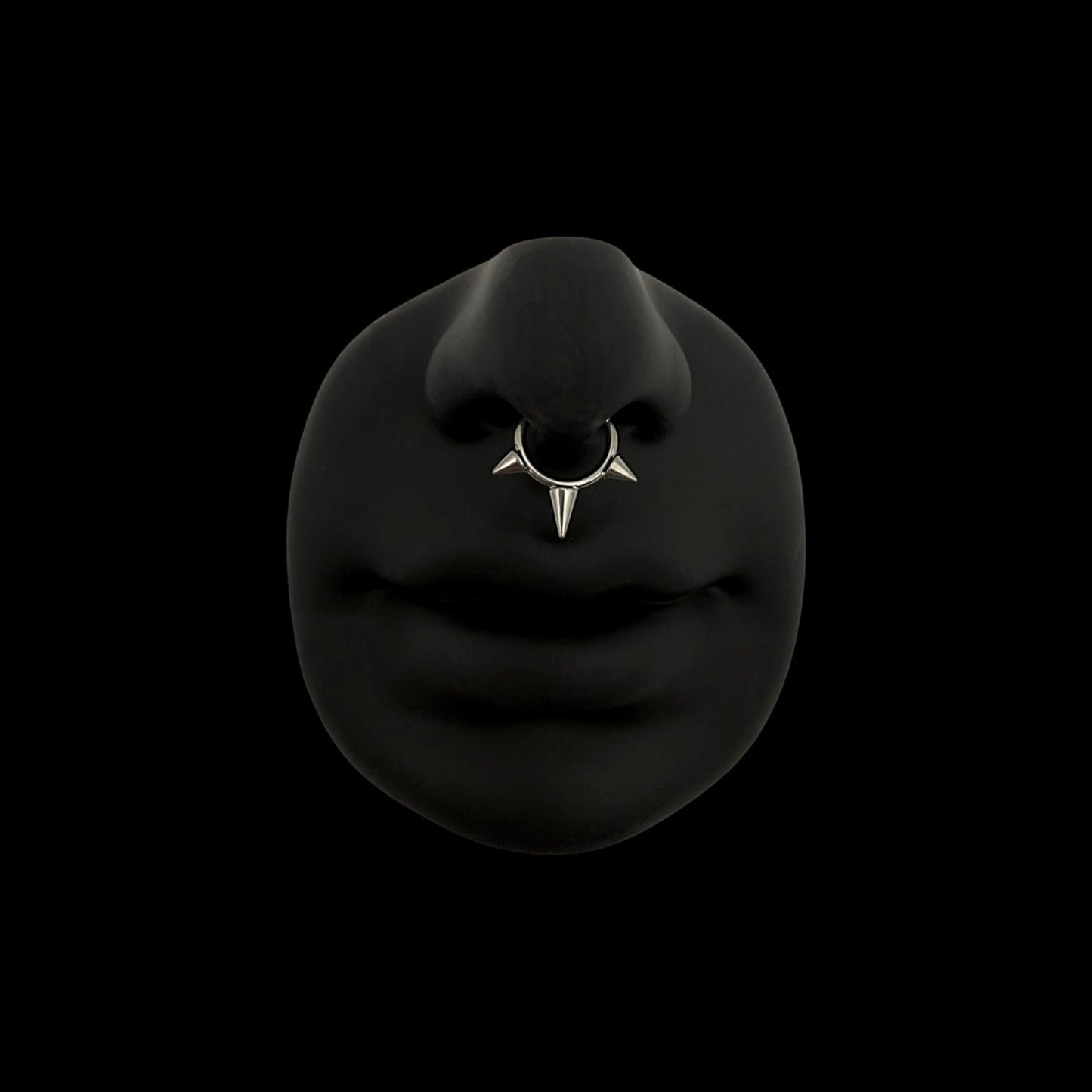 Triple Spike Ring aus Titan