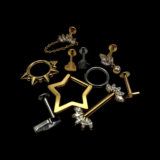 Piercing Restbestände | Überraschungs-Piercing aus Titan