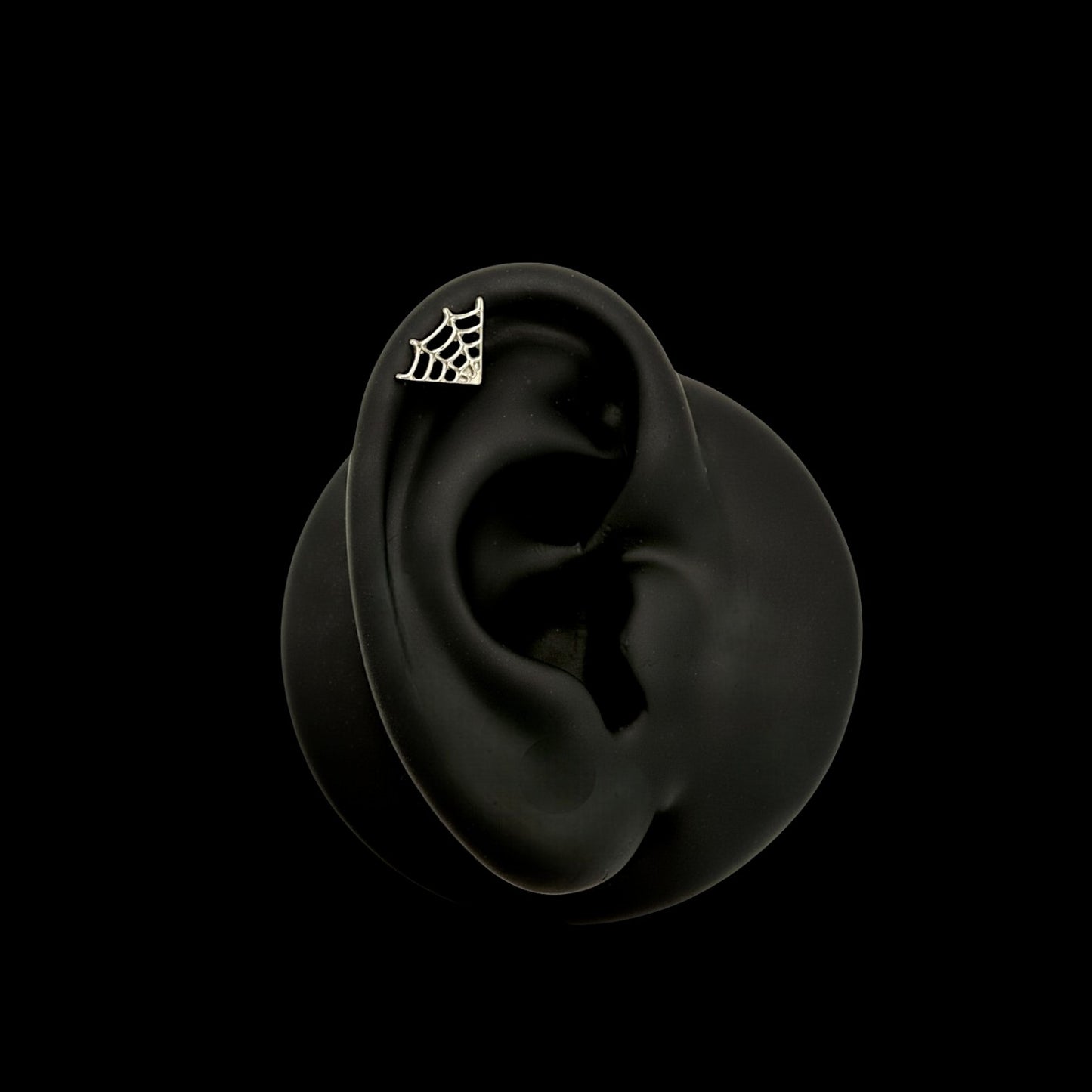 Spiderweb Labret aus Titan