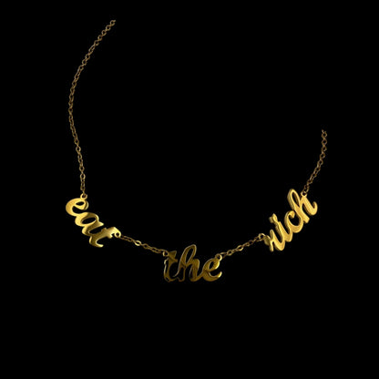 Eat The Rich Statement Necklace