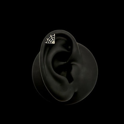 Spiderweb Labret aus Titan