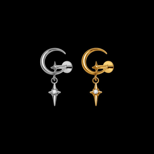 Moon & Star Labret