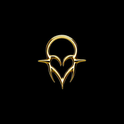 Tribal Heart Septum Clicker