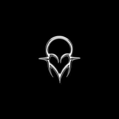 Tribal Heart Septum Clicker